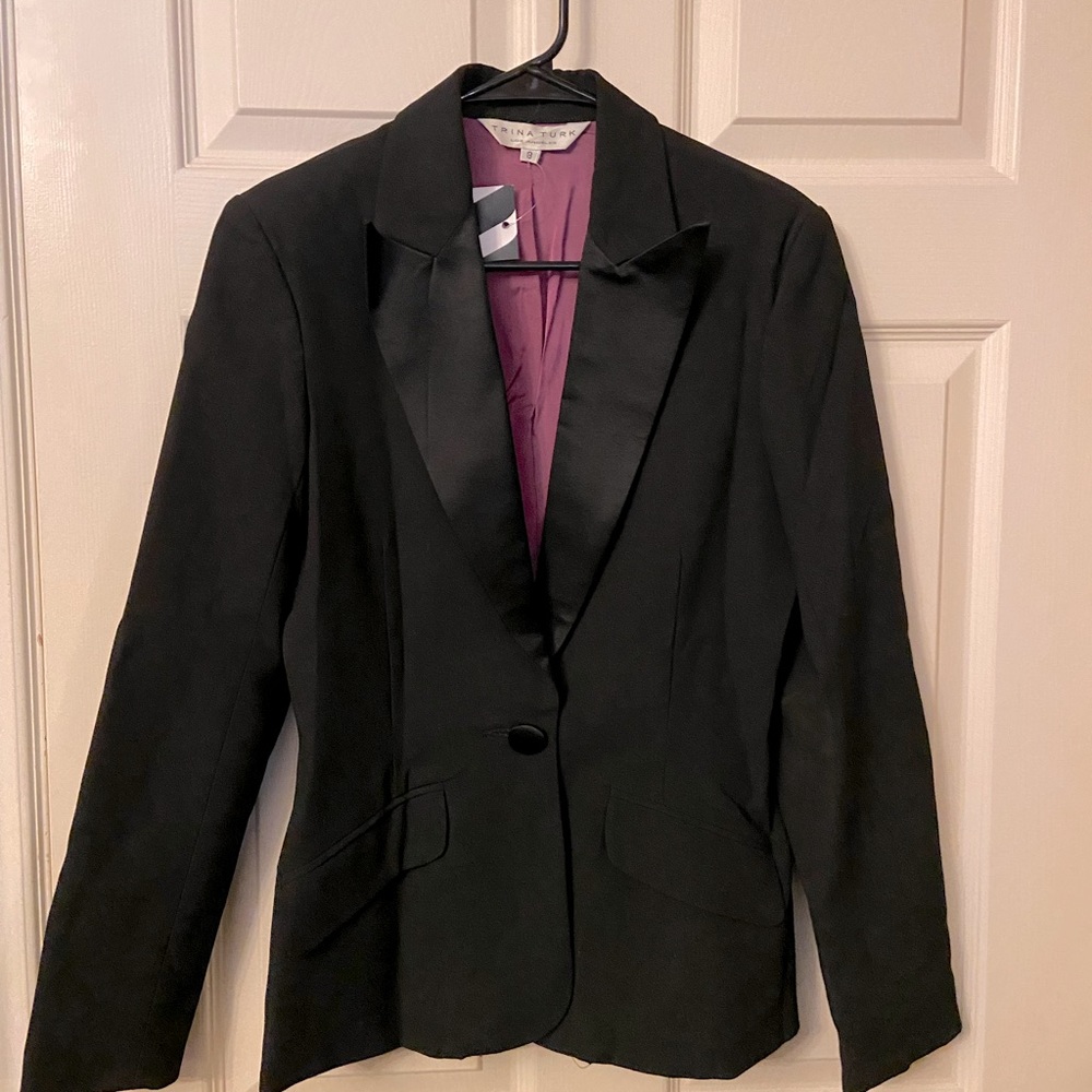 Trina Turk tuxedo suit jacket